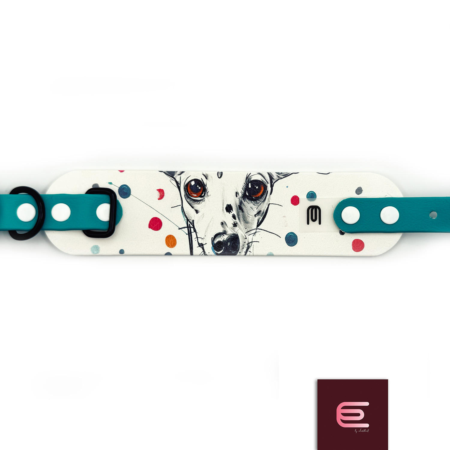 Obroża dla charcika włoskiego EYESH 301 BioThane® - EYESH -for dog walks- zdjęcie 1