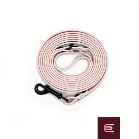 Spacerowa linka dla charcika włoskiego 2m Hexa Pastelowy Róż - EYESH -for dog walks- zdjęcie 1
