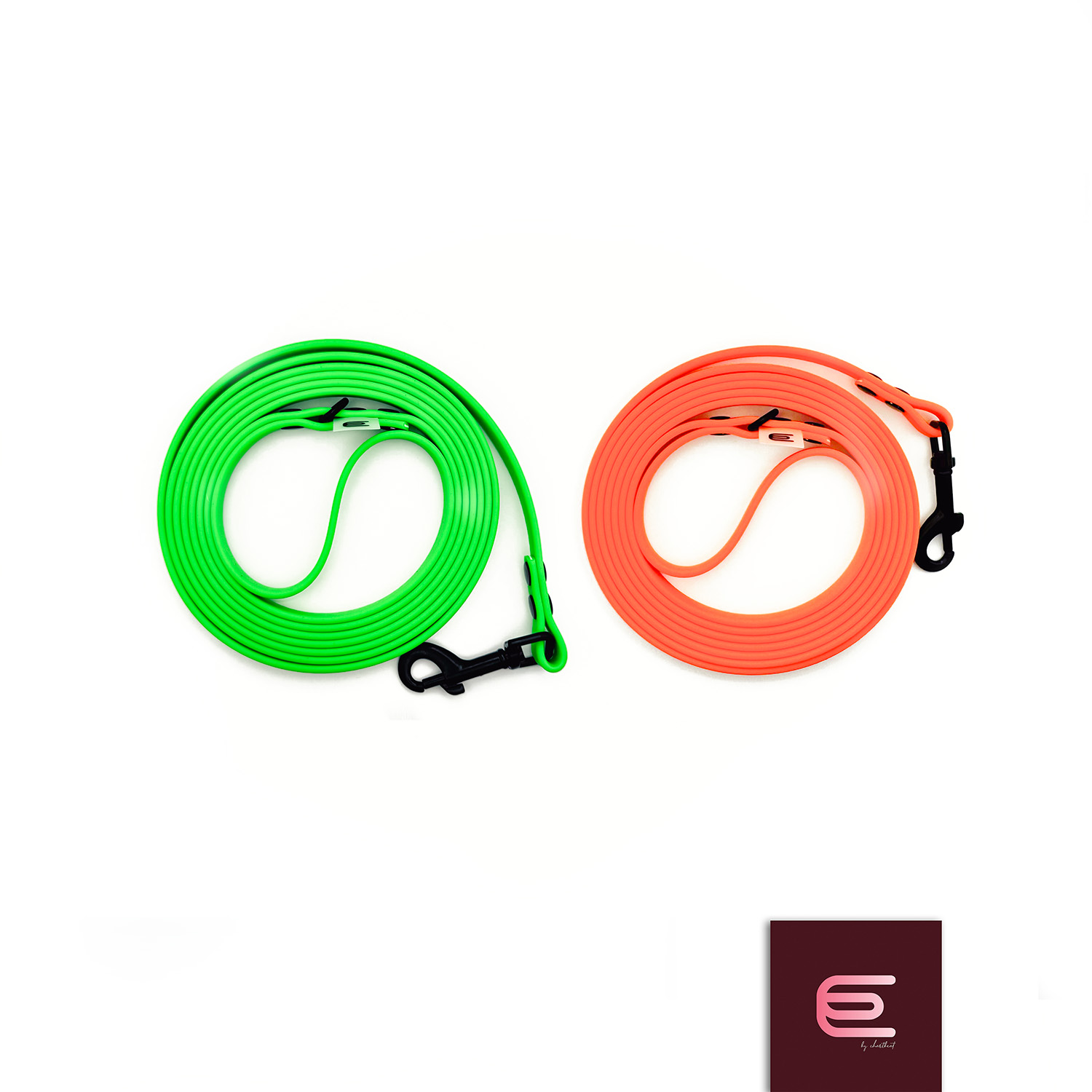 Spacerowa linka dla charcika włoskiego 2m Neon - EYESH -for dog walks- zdjęcie 1