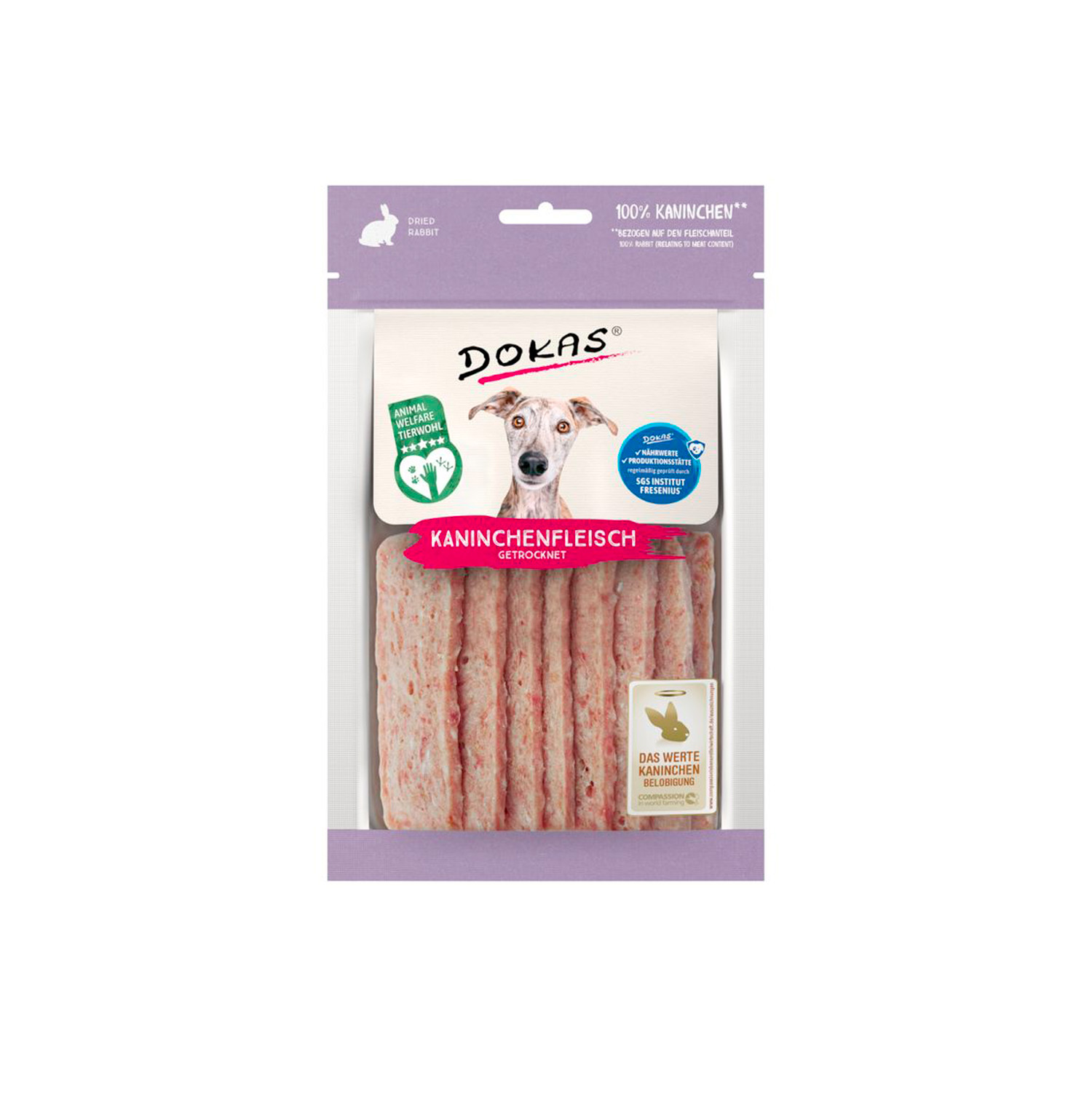Paski z suszonego mięsa królika Dokas zdjęcie 1