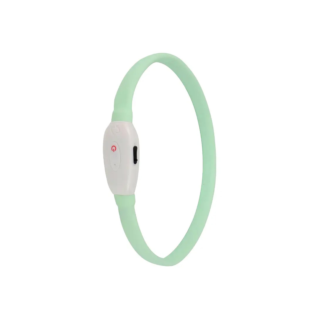 Świecąca, silikonowa obroża dla psa LED zdjęcie 1